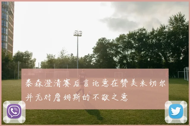 泰森澄清赛后言论意在赞美米切尔并无对詹姆斯的不敬之意