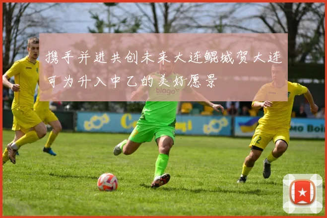 携手并进共创未来大连鲲城贺大连可为升入中乙的美好愿景